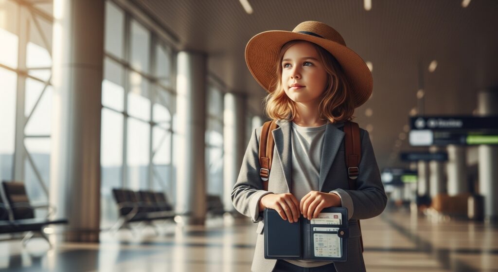 Criança viajando sozinha: documentos e cuidados
