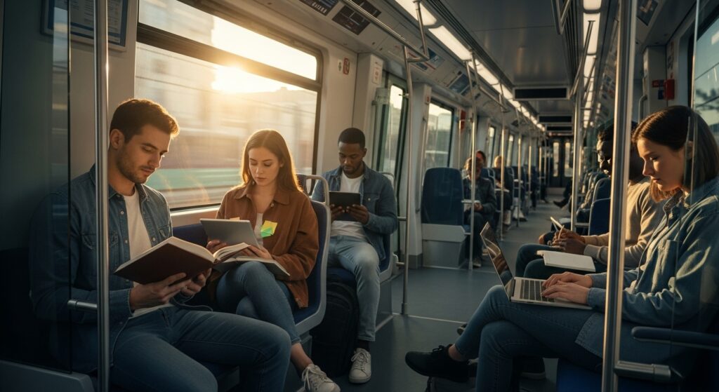 Vagão: Sua Sala de Aula Diária no Transporte Público